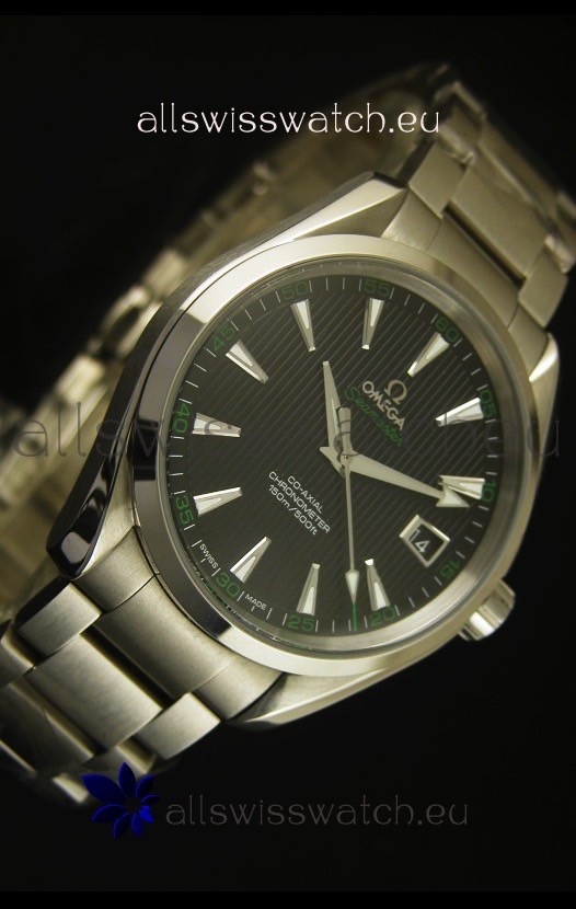 IMG_9081 Omega Seamaster Aqua Terra Co-Axial Black Dial Replica 5