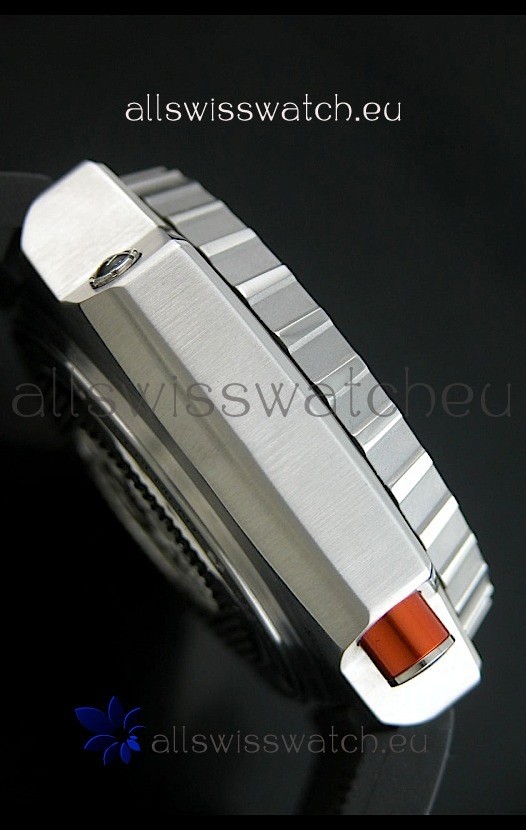 IMG_9081 Omega Seamaster Ploprof in Black Strap Replica 5