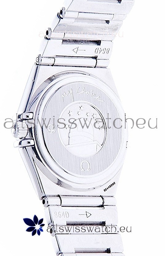 IMG_9081 Omega Constellation Ladies in Black Dial Replica 5