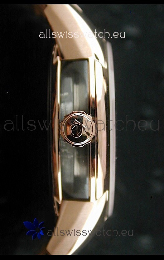 IMG_9081 Omega De Ville Hour Vision in Pink Gold Casing Replica 5