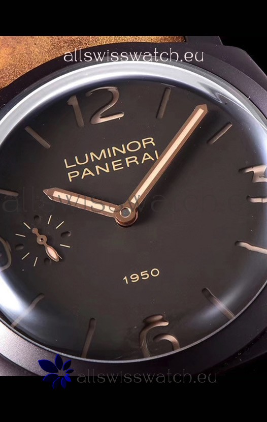 IMG_9081 Panerai Luminor 1950 3 Days PAM00375 Composite Cased Vintage Edition Replica 5