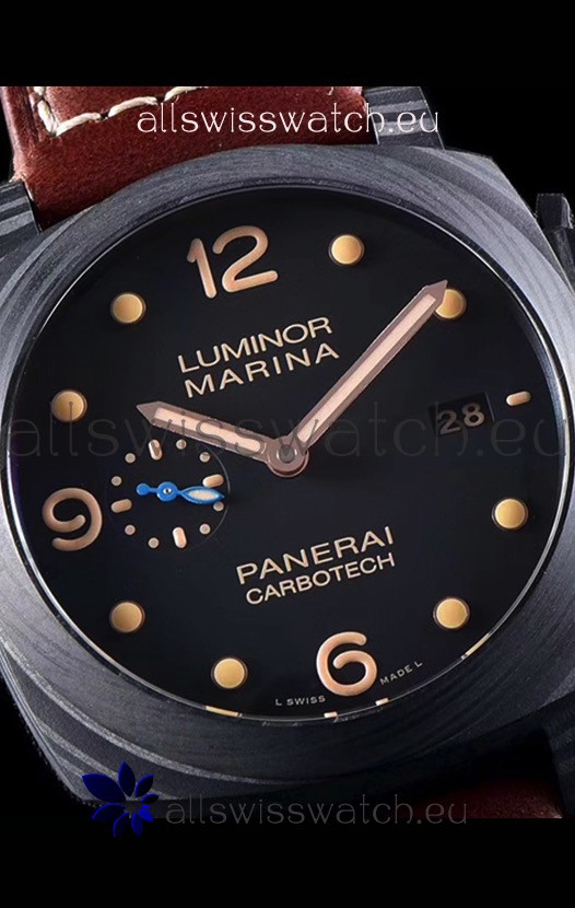 IMG_9081 Panerai Luminor Marina PAM661 Carbotech 1:1 Mirror 2020 Improved Version Replica 5