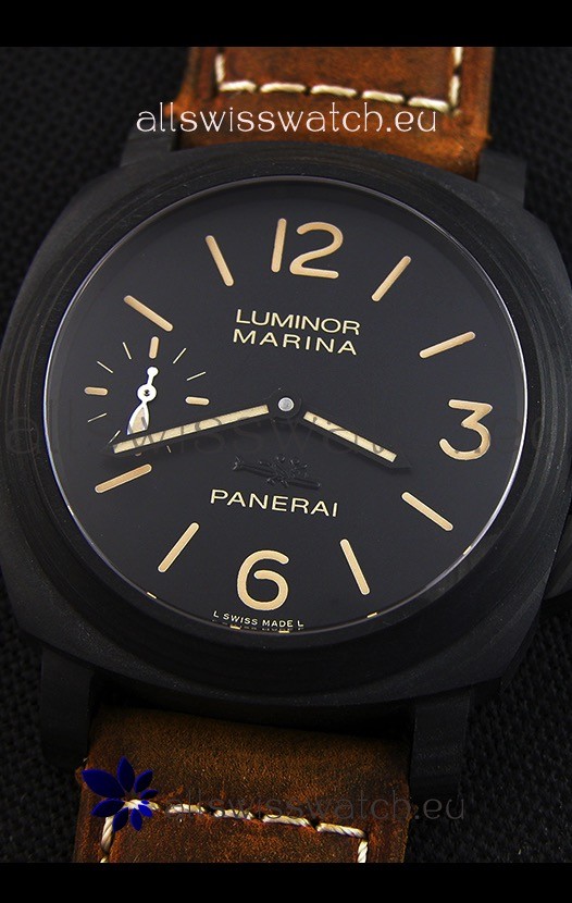 IMG_9081 Panerai Luminor Marina Carbotech Beverly Hills Boutique Edition Replica 5