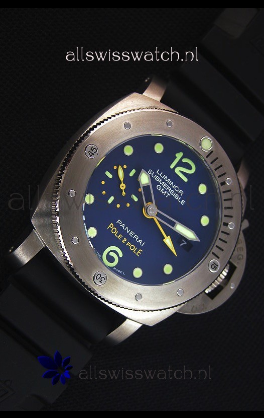 IMG_9081 Panerai Luminor Submersible GMT PAM719 Pole 2 Pole Edition 1:1 Mirror Replica 5