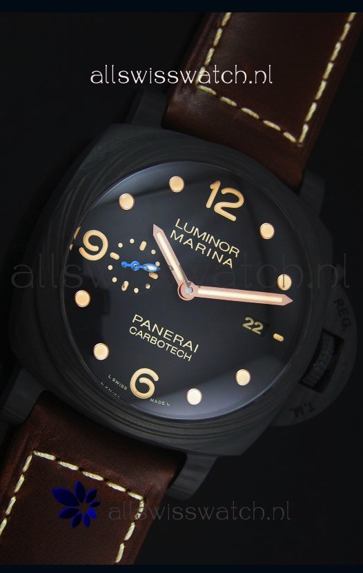 IMG_9081 Panerai Luminor Marina PAM661 Carbotech 1:1 Mirror Replica 5
