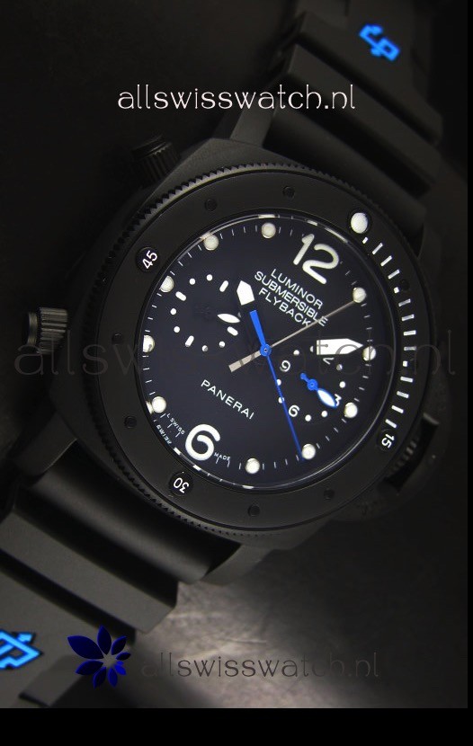 IMG_9081 Panerai Luminor Submersible PAM615 Flyback Replica 5