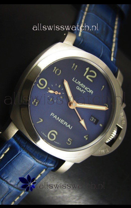 IMG_9081 Panerai Luminor Marina GMT PAM437L Titanium - 1:1 Mirror Replica 5