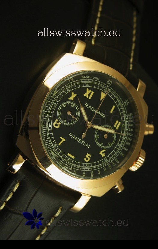 IMG_9081 Panerai Radiomir PAM519 1940 Chronograph Rose Gold Replica 5