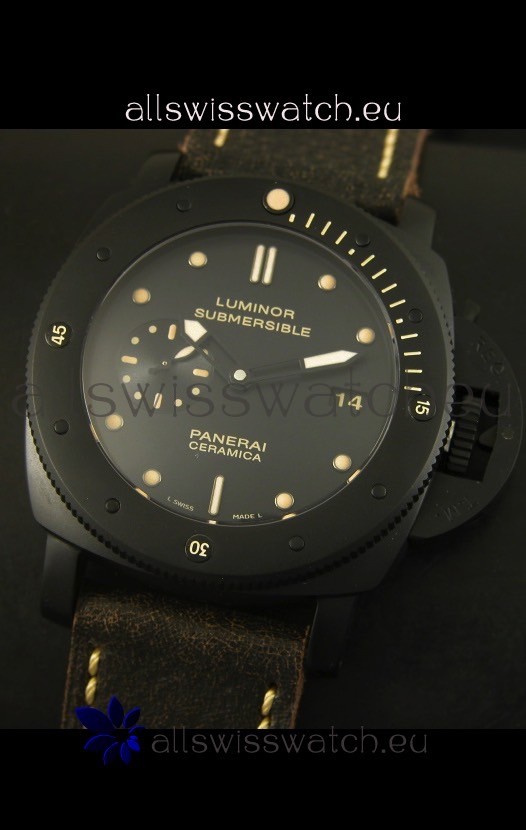 IMG_9081 Panerai Luminor Submersible PAM508 DLC - 1:1 Ultimate Mirror Replica 5