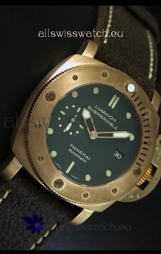 IMG_9081 Panerai Luminor Submersible PAM382 Bronzo - 1:1 Ultimate Mirror Replica 5