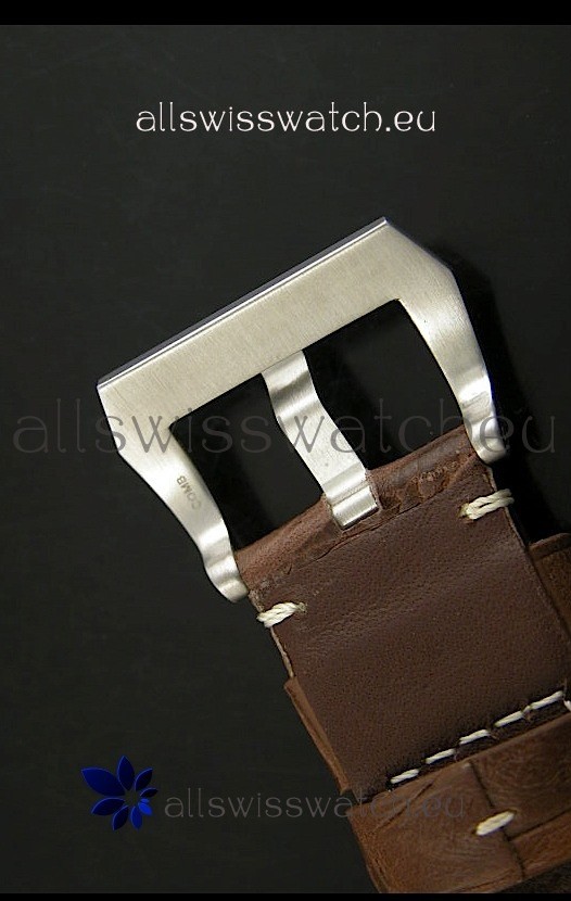 IMG_9081 Panerai Luminor PAM320L 1950 Edition 3 Days GMT Replica 5