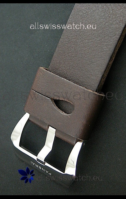 IMG_9081 Panerai PAM380 Radiomir Black Seal Automatic in Brown Strap Replica 5