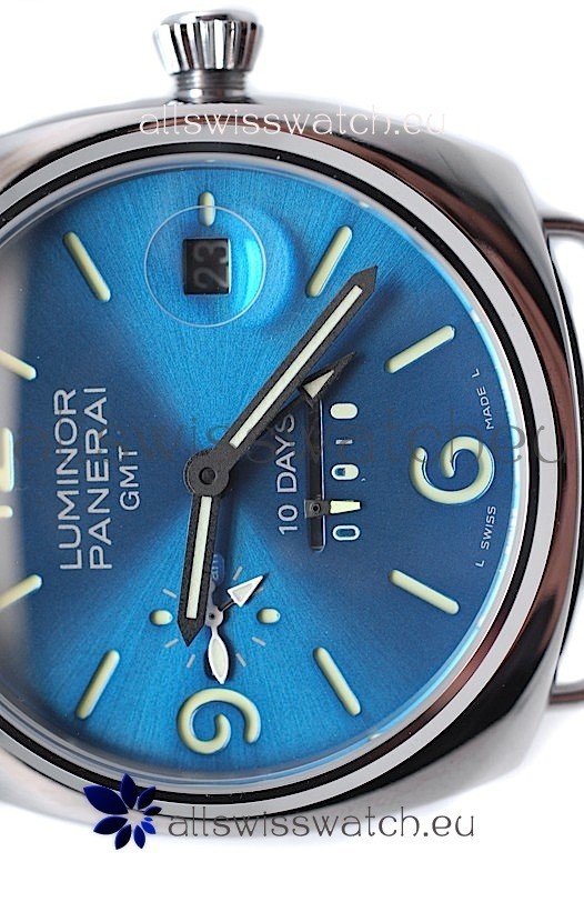 IMG_9081 Panerai Luminor GMT 10 Daysin Blue Dial Replica 5