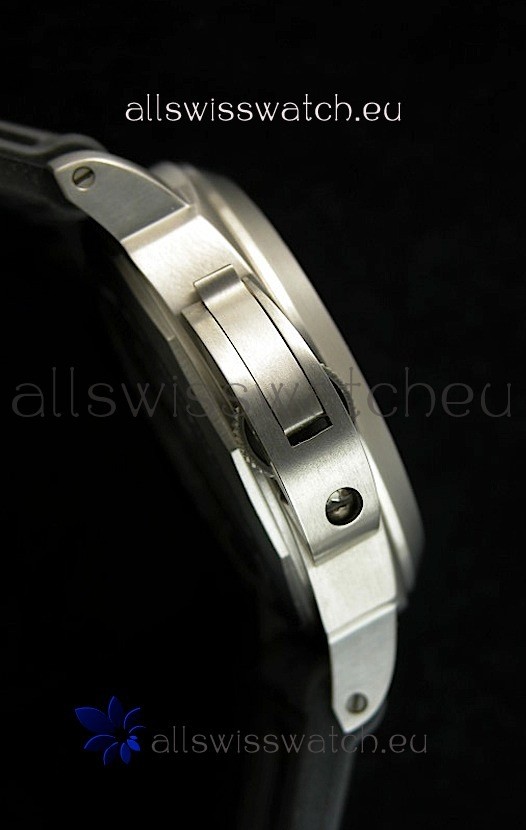 IMG_9081 Panerai Luminor Marina PAM 056C Titanium Case Left Handed - 1:1 Mirror Replica 5