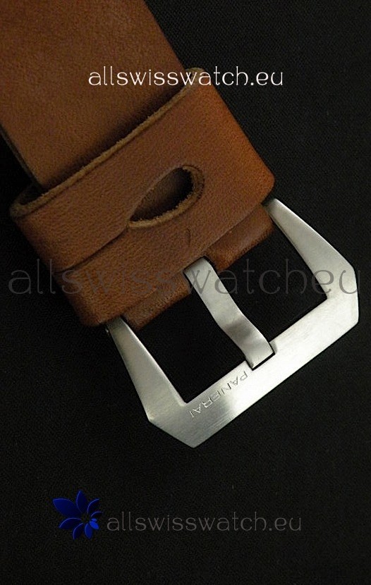 IMG_9081 Panerai Luminor - 47MM in Brown Strap Replica 5