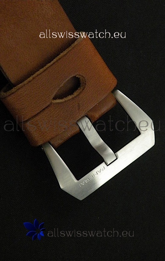 IMG_9081 Panerai Luminor Marina - 47MM in Brown Strap Replica 5