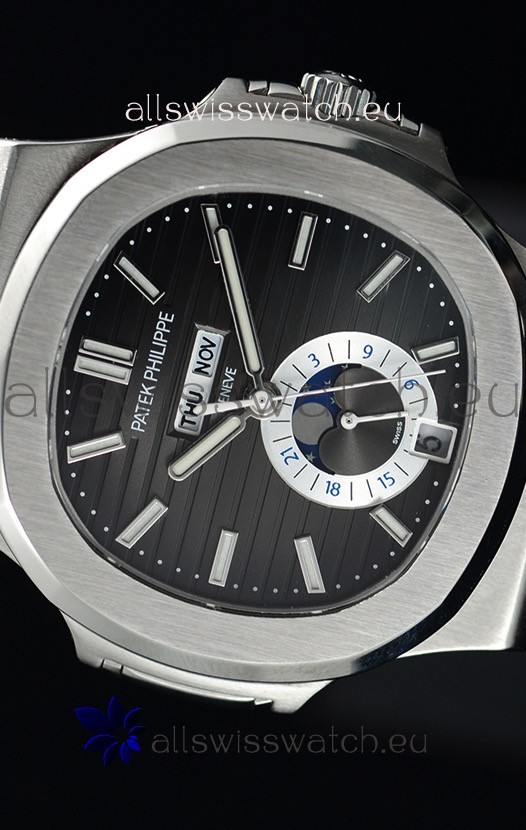 IMG_9081 Patek Philippe Nautilus 5726A 1:1 Mirror Grey Dial Replica 5