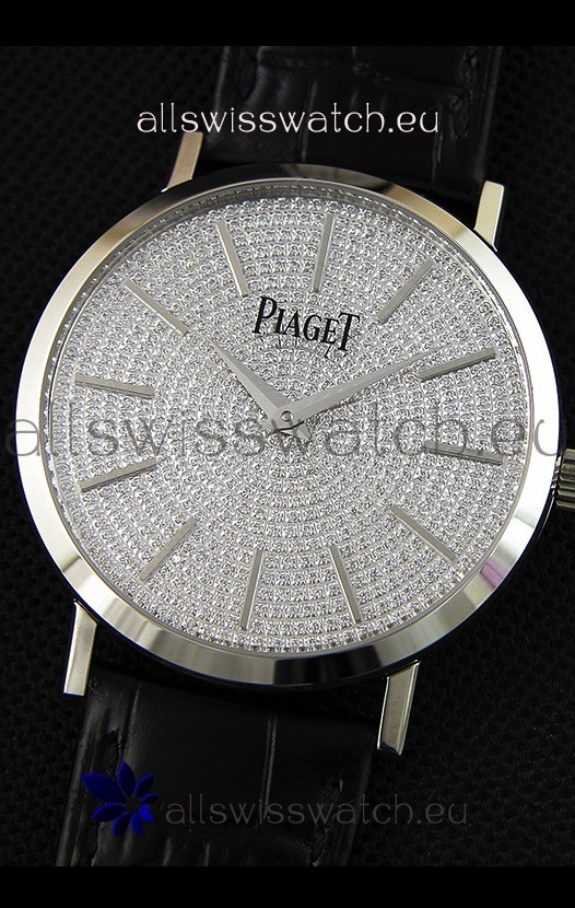 IMG_9081 Piaget Altiplano G0A36128 Paved Diam Dial Quartz in Steel Case Replica 5