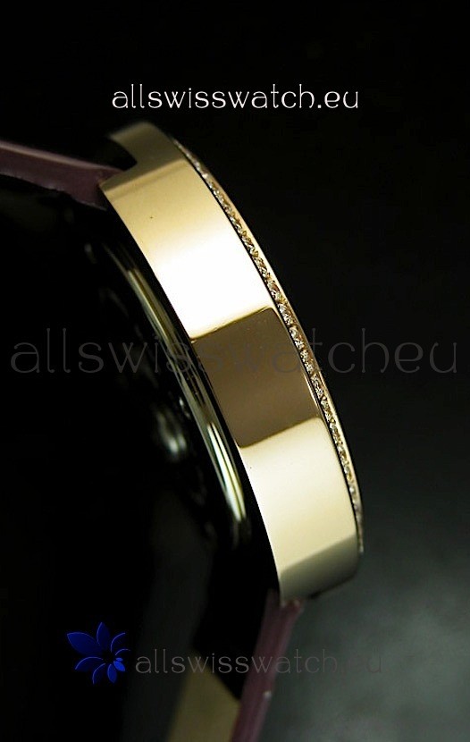 IMG_9081 Piaget Altiplano Ultra-Thin Quartz Movement Ladies with Brown Strap Replica 5