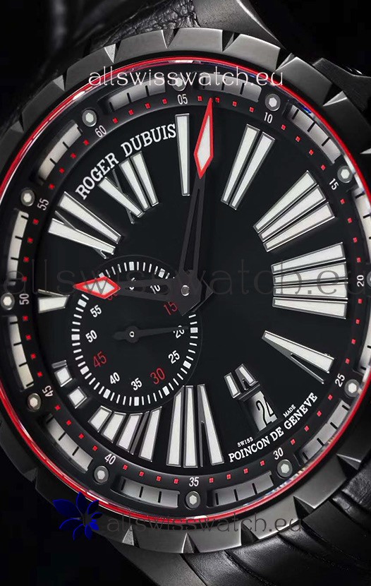 IMG_9081 Roger Dubuis Excalibur DLC Coated Casing 1:1 Mirror Replica 5