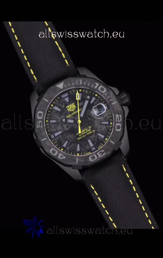 IMG_9081 Tag Heuer Aquaracer Calibre 5 Titanium Carbon 41MM 1:1 Mirror Replica 5
