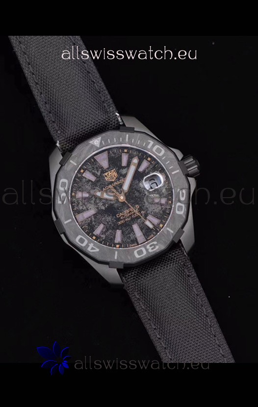 IMG_9081 Tag Heuer Aquaracer Calibre 5 Titanium Carbon 41MM 1:1 Mirror Replica 5