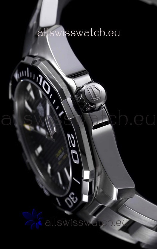 IMG_9081 Tag Heuer Aquaracer Calibre 5 1:1 Mirror Black Dial Replica 5
