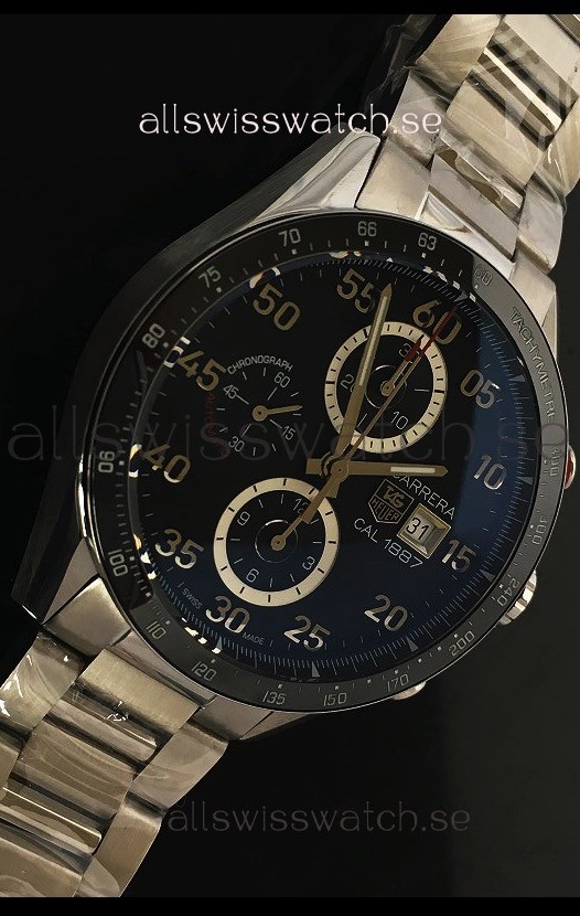 IMG_9081 Tag Heuer Carrera Calibre 1887 Ceramic Bezel 1:1 Ultimate Mirror Replica 5