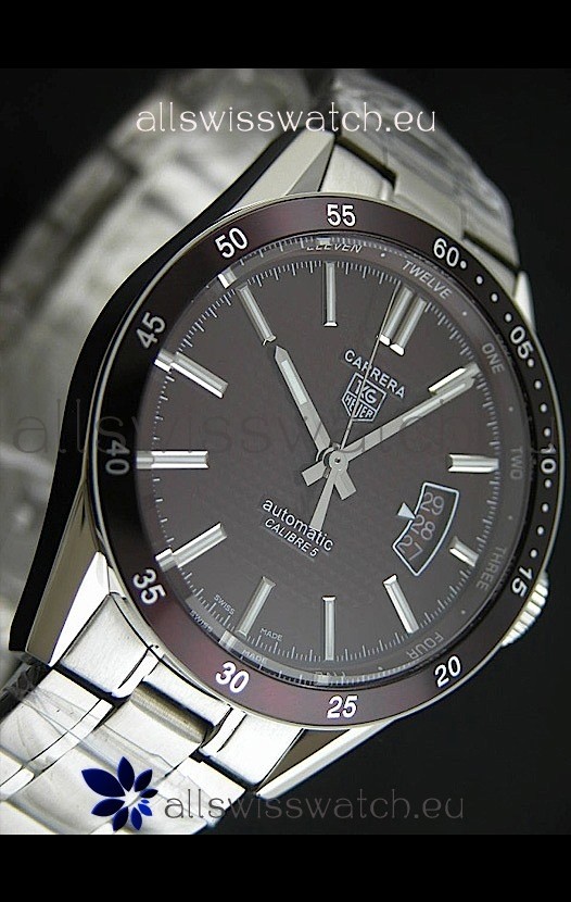 IMG_9081 Tag Heuer Carrera Calibre 5in Brown Dial Replica 5