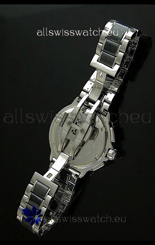 IMG_9081 Tag Heuer Formula 1 Chronograph Ceramic Ladies in Black Dial Replica 5