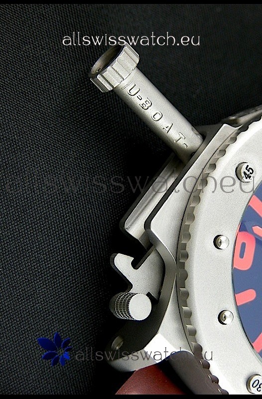 IMG_9081 U Boat U-42 Diver Titanium in Red Markers Replica 5