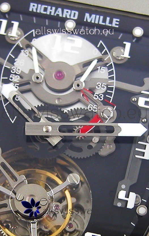 Richard Mille RM001 Evolution Tourbillonwith Bead Blasted Satin Matte Case Replica 5