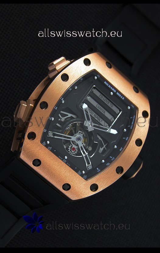 IMG_9081 Richard Mille RM069 Tourbillon Erotic Pink Gold Case Replica 5