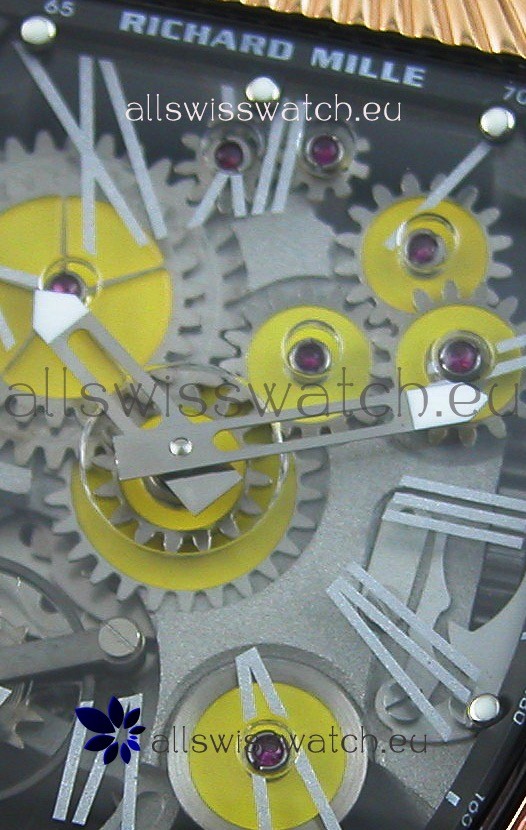 IMG_9081 Richard Mille RM 018 Tourbillon Hommage A Boucheron Yellow Gold Case Replica 5
