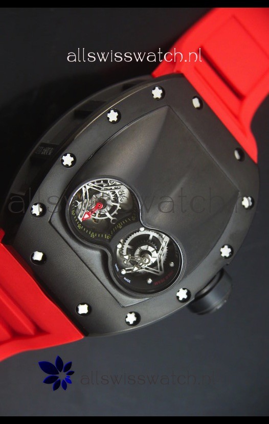 IMG_9081 Richard Mille RM053 Tourbillon Pablo Mac Donoughin PVD Case Replica 5