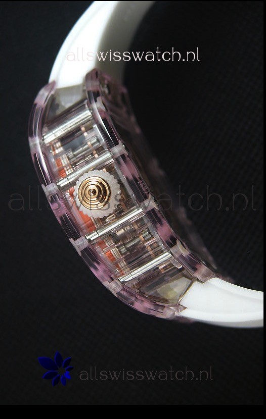 IMG_9081 Richard Mille RM07-02 Sapphir Ladiesin Pink Pearl Dial Replica 5