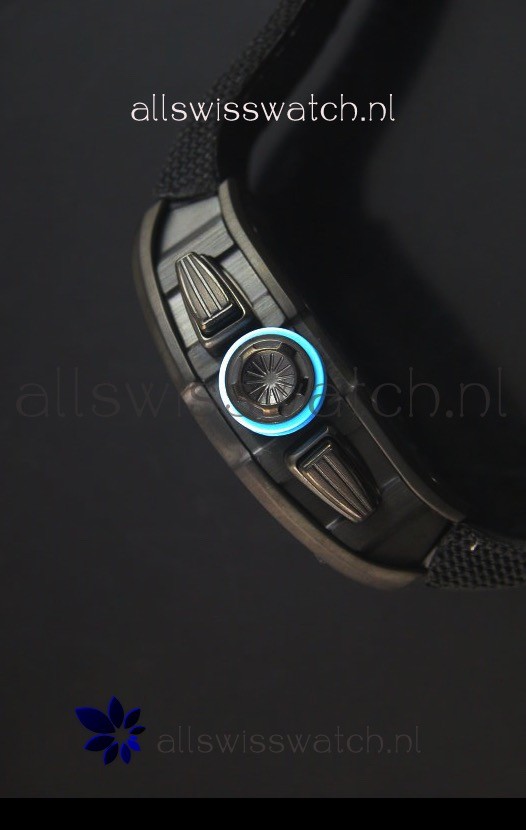 IMG_9081 Richard Mille RM011 Filipe Massa PVDin Black Nylon Strap Replica 5