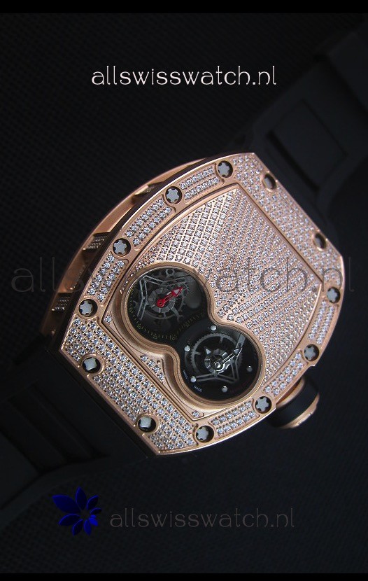 IMG_9081 Richard Mille RM053 Tourbillon Pablo Mac DonoughPink Gold Case Replica 5