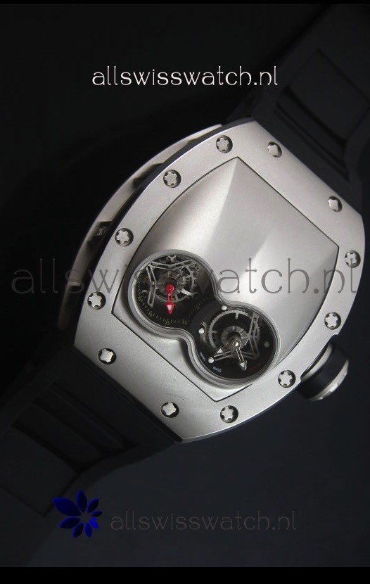 IMG_9081 Richard Mille RM053 Tourbillon Pablo Mac Donoughin Titanium Case Black Strap Replica 5