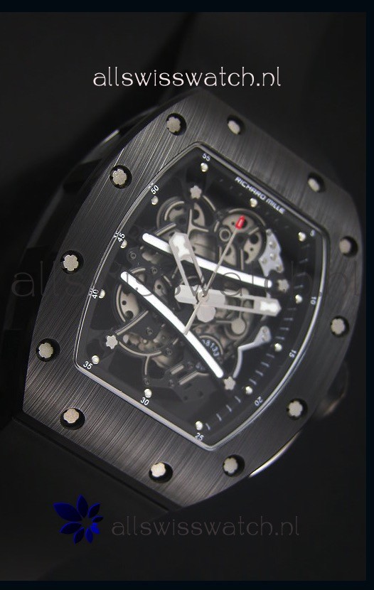 IMG_9081 Richard Mille RM061 Ceramic Case Black Bezel Replica 5
