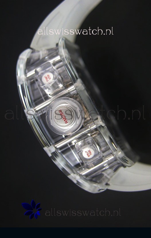 IMG_9081 Richard Mille RM056-1 Tourbillon Felipe Massa Chronograh Black Bezel Replica 5