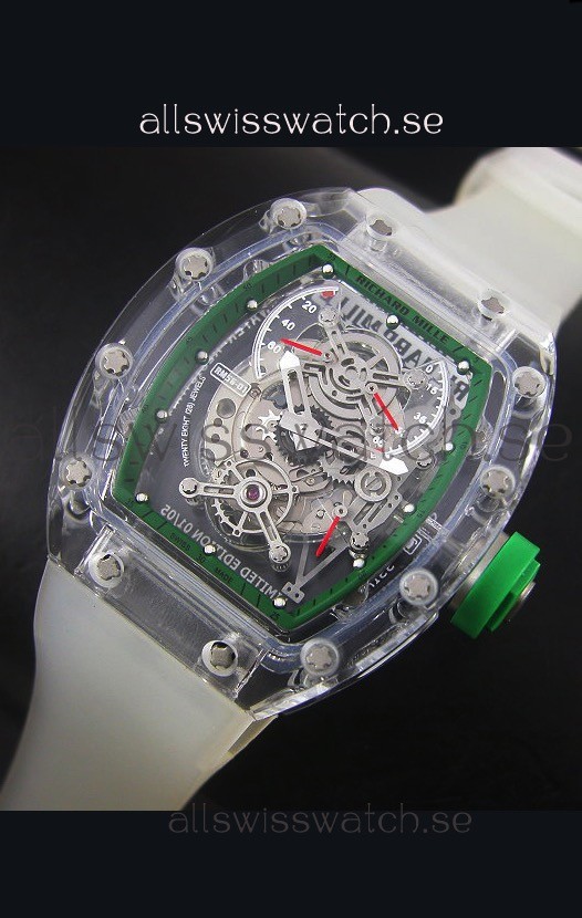 IMG_9081 Richard Mille RM56-01 AN Saphir Green Edition Replica 5