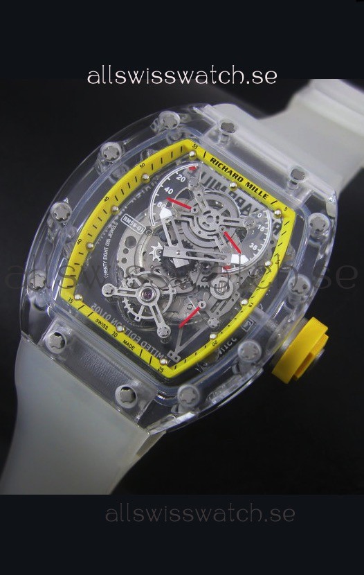 IMG_9081 Richard Mille RM56-01 AN Saphir Yellow Edition Replica 5