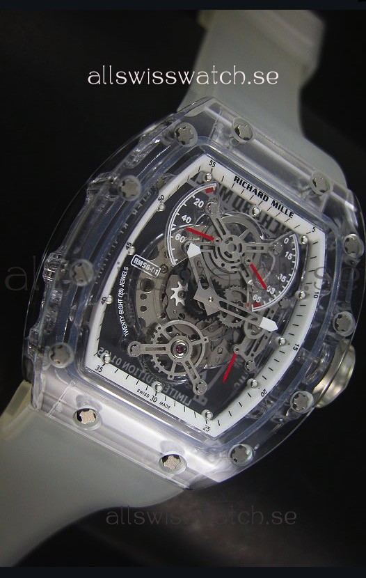IMG_9081 Richard Mille RM56-01 AN Saphir White Edition Replica 5