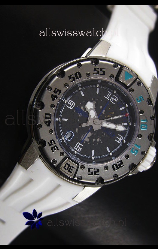 IMG_9081 Richard Mille RM028 Automatic Diver'sin White Replica 5