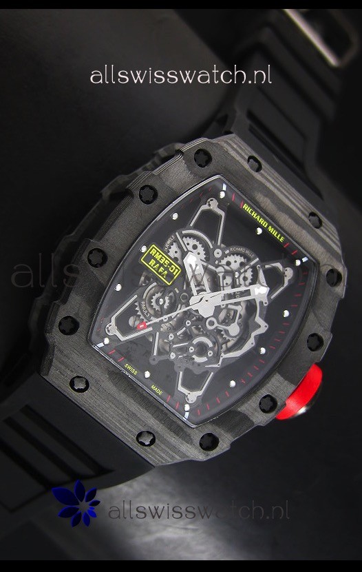 IMG_9081 Richard Mille RM35-01 Rafael Nadal Editionin Black Indexes Replica 5