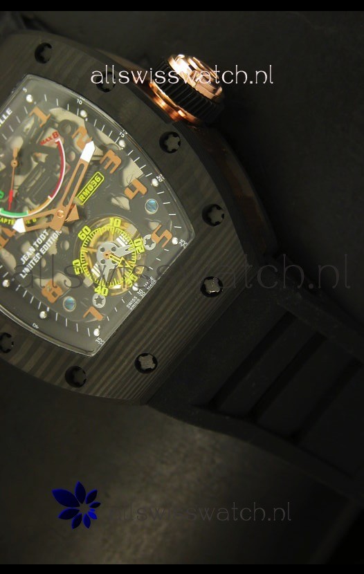 IMG_9081 Richard Mille RM036 Jean Todt Forged Carbon Bezel Titanium Replica 5
