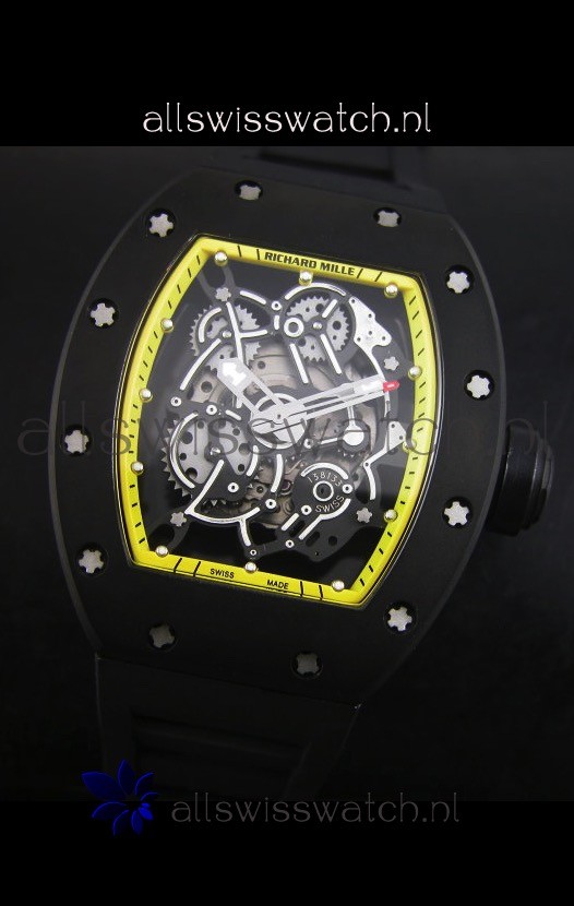 IMG_9081 Richard Mille RM055 Bubba Watsonin Yellow Indexes Replica 5