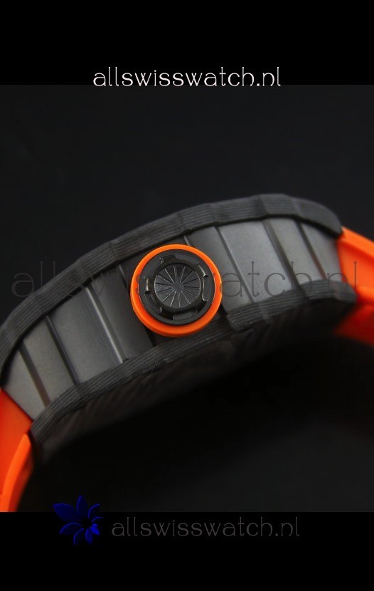IMG_9081 Richard Mille RM35-01 Rafael Nadal Editionin Orange Indexes Replica 5