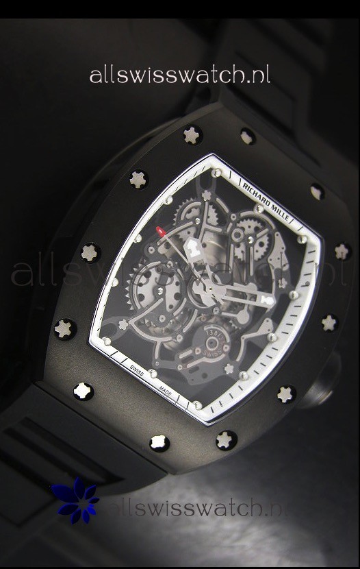 IMG_9081 Richard Mille RM055 Bubba Watsonin White Indexes Replica 5